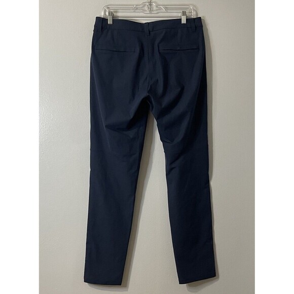 LULULEMON Commission Slim Fit Warpstreme Pant 32x31 Navy Blue Stretch Golf - Picture 6 of 11